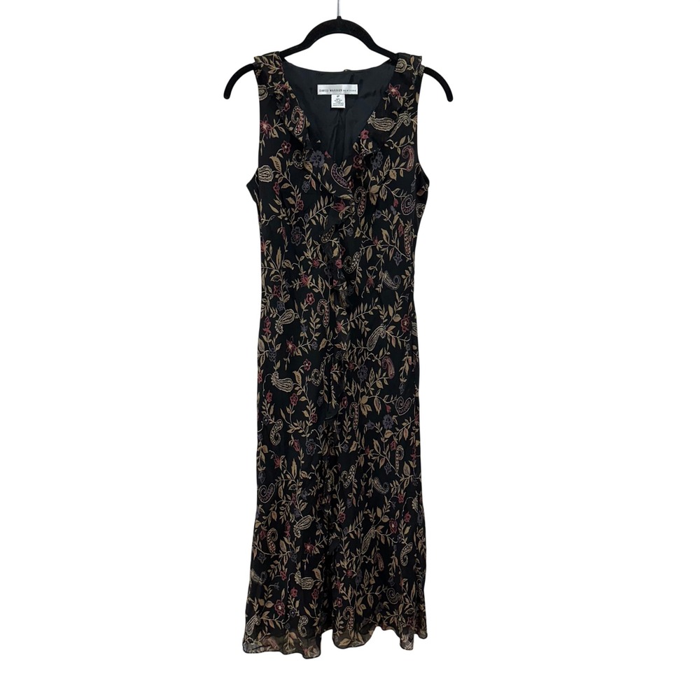 Vintage NWT Silk Y2k Fairycore Whimsigoth Dress Fairy 90s Whimsical Wedding 6P